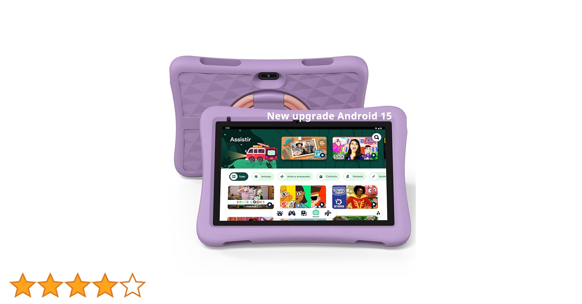 ※まさ※PlimPad Kids 20-Purple plimpton 10 Inch Kids Tablet, Android 14 Tablet with WiFi